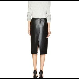 Aritzia Jax Leather Skirt